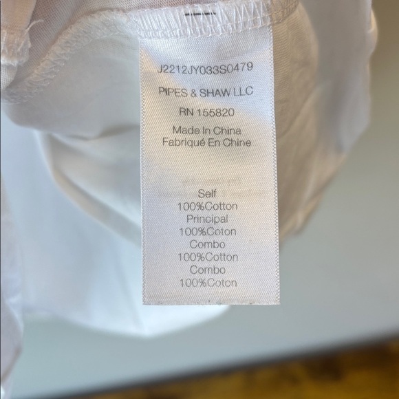 Veronica Beard White Short Sleeve Ruffle Top - Picture 4 of 5